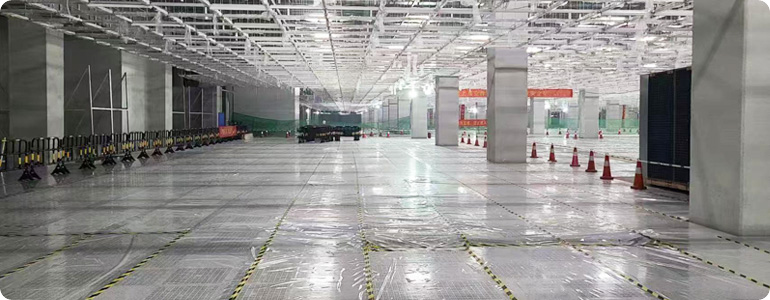 What is raised floor system